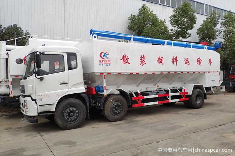 東風(fēng)天錦小三軸散裝飼料運(yùn)輸車