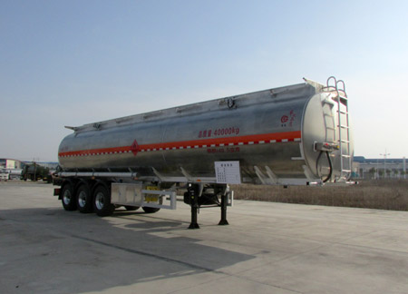 楚勝牌CSC9403GYYLD型鋁合金運油半掛車